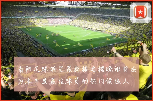 南阳足球明星最新排名揭晓谁将成为本年度最佳球员的热门候选人