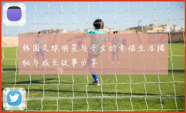 韩国足球明星与子女的幸福生活揭秘与成长故事分享